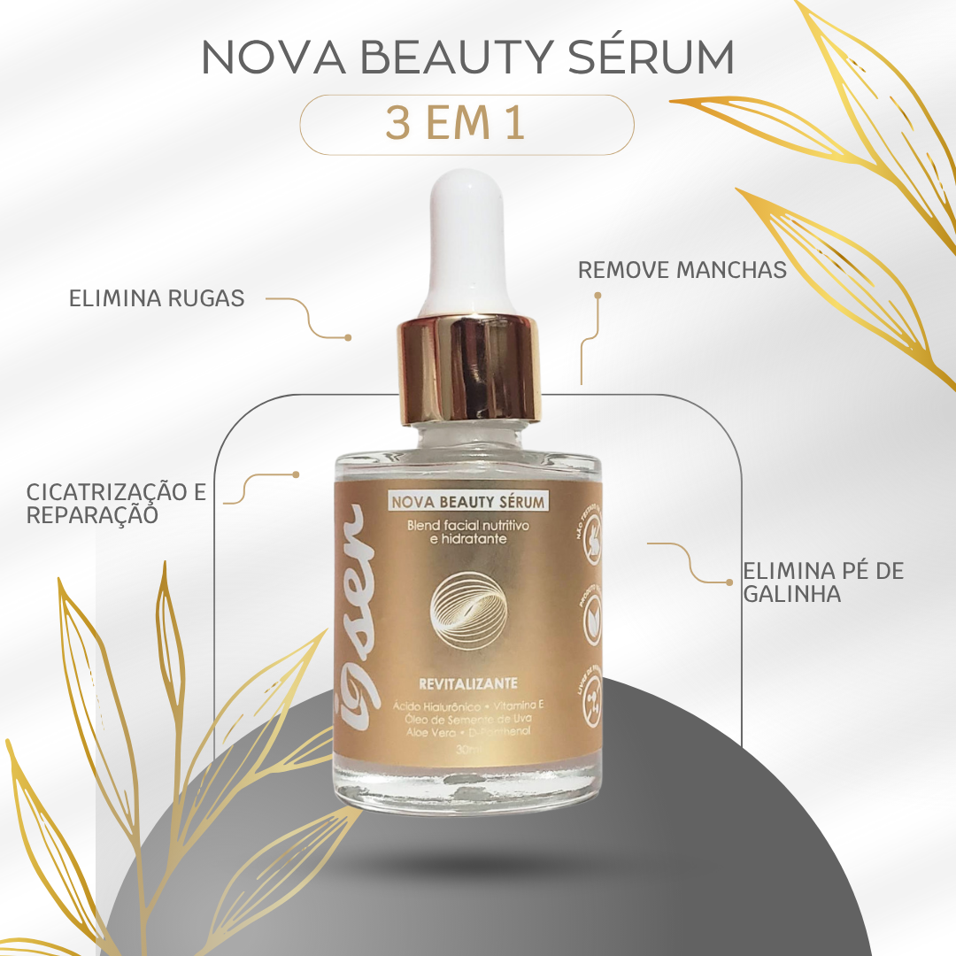 Post instagram para cosméticos elegante branco